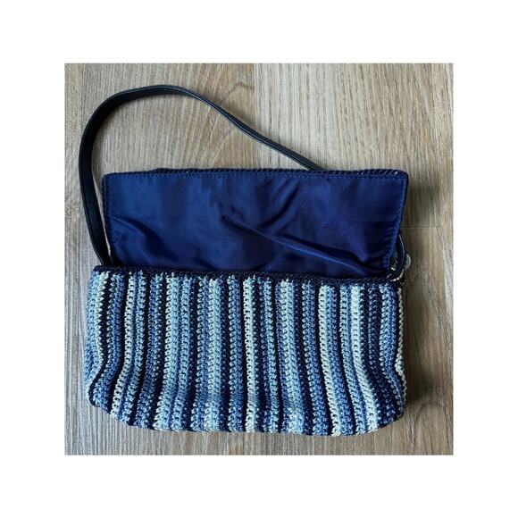 The Sak Knit Wristlet in Blue Stripe‎ - Picture 3 of 7